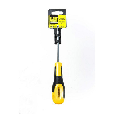 Globemaster Pozi Screwdriver Yellow/Black (100mm)