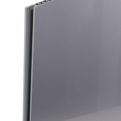 Gloss Grey Shimmer Bathroom PVC Cladding Shower Wet Wall Panels 1m x 2 ...