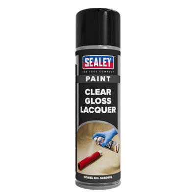 Gloss Lacquer 500ml, Clear - Pack of 6