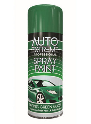 Gloss Racing Green Paint 400ml Quick Drying Petrol Resistant Hard ...