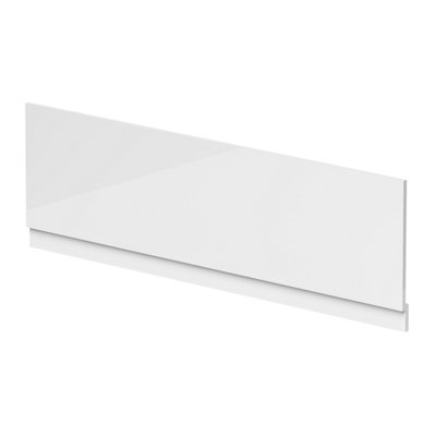 Gloss White MDF Bath Front Panel & Plinth - 1800mm | DIY at B&Q