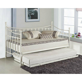 Glossy Vanilla Trundle Frame Only(Mattress and Daybed not included)