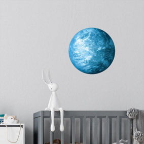 Glow Dark Earth Blue Wall Stickers Decoration Decal Home Art Mural 30cm x 30cm Glow in Dark Stickers Stock Clearance