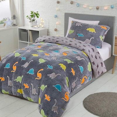 GC GAVENO CAVAILIA Dinosaur Duvet Cover Sets, Glow In The Dark Bedding Set,  Bed 696226820142