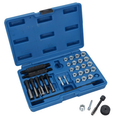 Glow Plug Metric Thread Repair Kit Cylinder Head 8mm 10mm 12mm 33pc Bergen