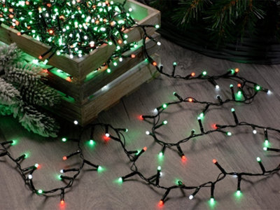 Glow-worm lights - Jolly holly - 1000 LEDs