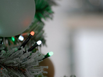 Glow-worm lights - Jolly holly - 1000 LEDs