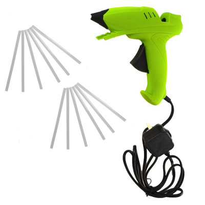 Glue Gun Hot Melt Glue Heat Electric Trigger with 14 Glue Sticks 40w