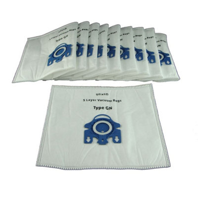 GN Bags For Miele Vacuum Cleaner Dust Bags Type GN x 10 Filters by Ufixt
