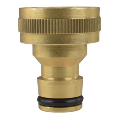 Go Anywhere Outdoor Brass Garden Tap,No Plumbing in Click On Garden ...