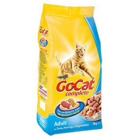 Go-cat Adult Cat With Herring Tuna & Vegetables Cat Food 2kg