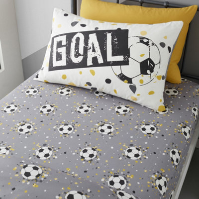 Goal Easycare 25cm Gold Fitted Bed Sheet