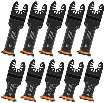 GOBEST 10pcs multitool blades set extra long and standard for wood, PVC