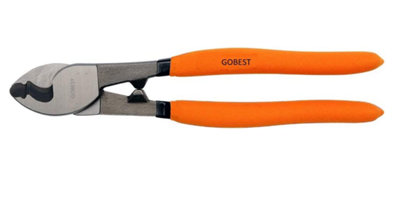 GOBEST cable cutter size 200 mm, non slip handle