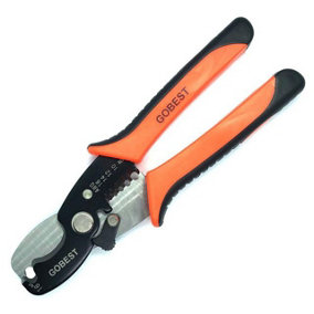 GOBEST cable cutter,wire cable stripper 180mm, AWG 16-8, 1.6-3.2 mm GB-0037)