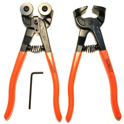 GOBEST hand tile cutter pliers 200mm for mosaic and glass tiles