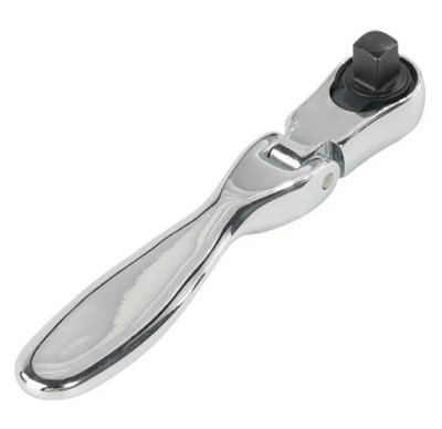 GOBEST stubby 2in1, 1/4" flexible ratchet handle bit holder reversible 72T gear