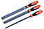 GOBEST wood rasp set 3 pcs, longer blades 250 mm, T12 steel, wood files (GB-0060