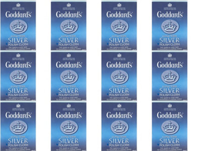 Goddards Silver Polish and Goddards Long Term Silver Cloth Bundle