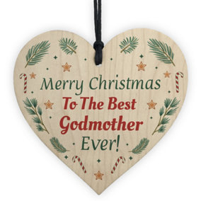 Godmother Gift For Christmas Heart Godparent Christening Gift Mum Sister Gift Sign