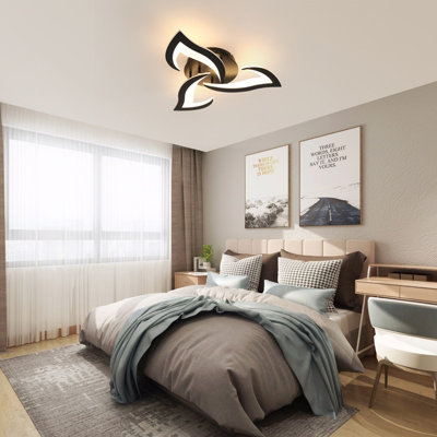 Goeco 3-Light Smart Dimmable Ceiling Lamp with Remote Control