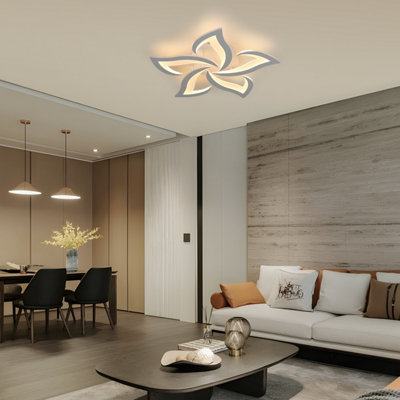 Goeco 5-Light Swallowtail Ceiling Lamp 3000K Warm Light,60W