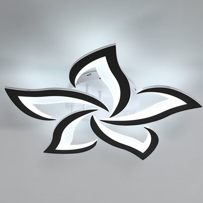 Goeco Creative Flower Flower LED Ceiling Led Modern Design 60w,6000k