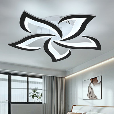 Goeco Creative Flower Flower LED Ceiling Led Modern Design 60w,6000k
