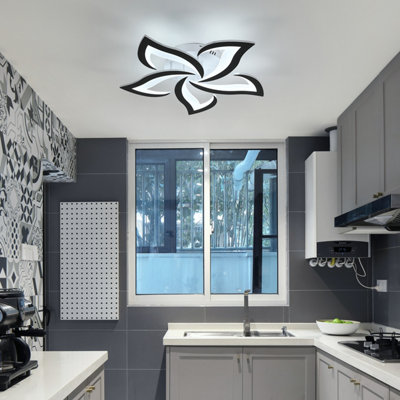 Goeco Creative Flower Flower LED Ceiling Led Modern Design 60w,6000k