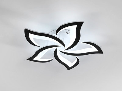 Goeco Creative Flower Flower LED Ceiling Led Modern Design 60w,6000k