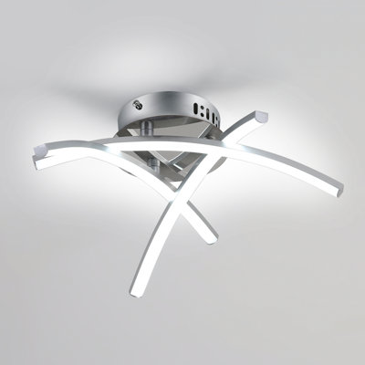 Goeco LED Fork-Shaped Surface Ceiling Lamps,21W,220V