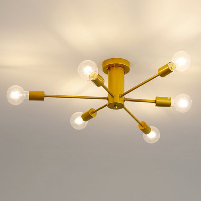 Goeco Modern 6-Light Ceiling Light Fixture