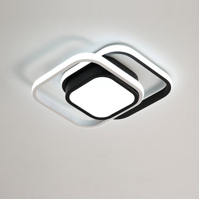 Goeco Modern LED Ceiling Lights, 32W 2500LM, Acrylic, Cold White 6000K