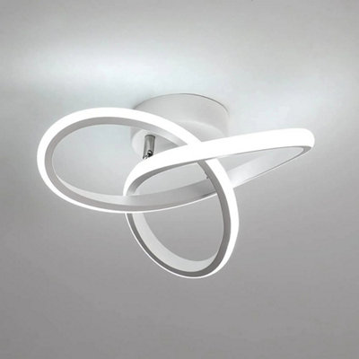 Goeco Modern LED Ceiling Lights Creative Flower Shape,6000K