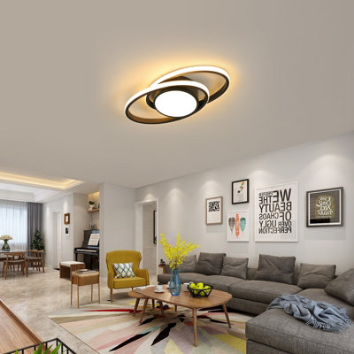 Goeco Modern LED Round Ceiling Lamp,39W, 3000k