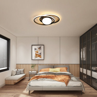 Goeco Modern LED Round Ceiling Lamp,39W, 3000k