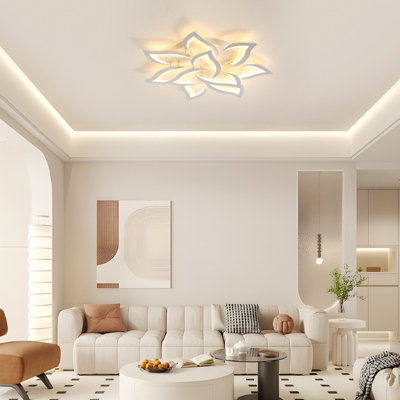 Goeco10 Heads Lotus LED Chandelier,  90W, 3000K