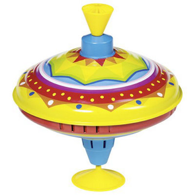 Goki Classic Humming Top Press Down Spinner