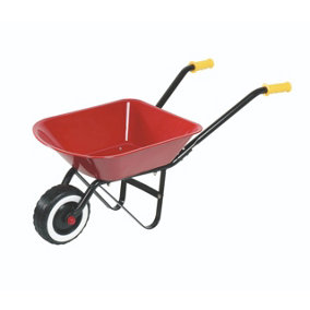 Goki Red Wheelbarrow Outdoor Garden Helper Childrens Gardening Tool
