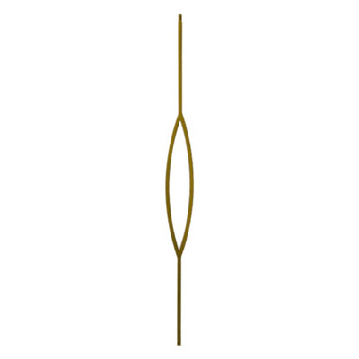 Gold 12mm Square Marquis Staircase Spindle