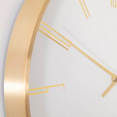 Gold 16" Modern Analogue Clock - 4