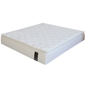 Gold 3000 5 Zone Pocket Spring Mattress, Foam Encap, High Density Foam with Soft Knitted Fabric Top, 4FT6 Double (135x190cm)