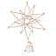 Gold 3D Star Christmas Decoration Tree Topper