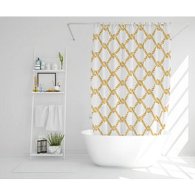 Gold Chainlink Rope (Shower Curtain) / Default Title