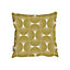 Gold colored art deco (Outdoor Cushion) / 45cm x 45cm