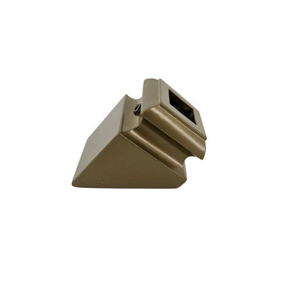 Gold Decorative Angled Collar for 12mm Square Spindles