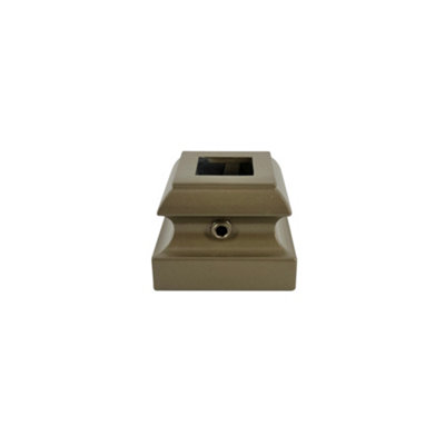 Gold Decorative Flat Collar for 12mm Square Spindles