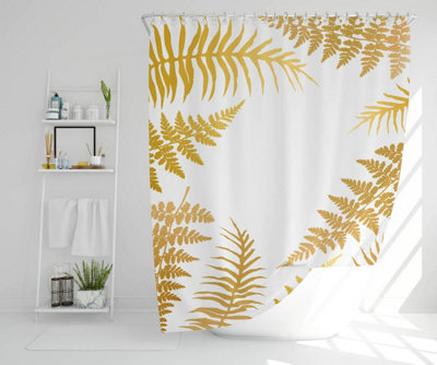Gold Fern (Shower Curtain) / Default Title
