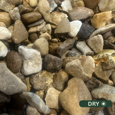Gold Gravel Decorative Garden Stones 23KG Gravels Aggregates for ...