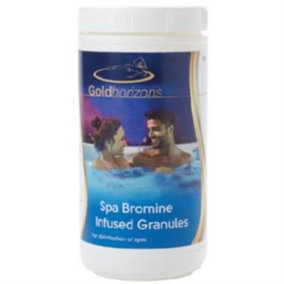 Gold Horizons  Spa Bromine Infused Granules 1 X 1kg slow release high content strong chlorinefree